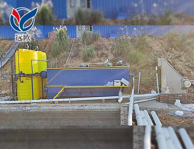 養(yǎng)豬污水預處理安裝調試現場